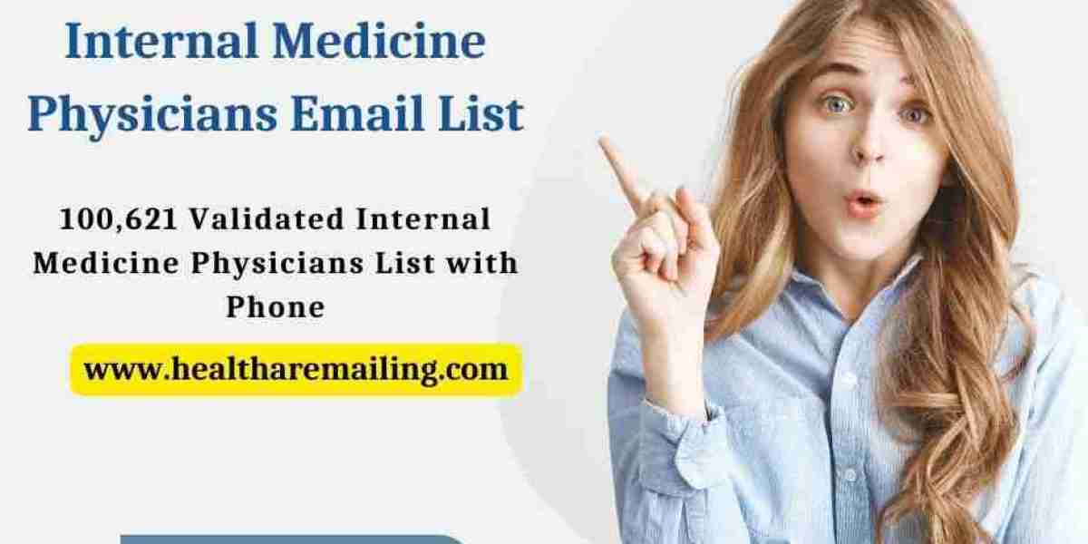 How can I use the Internal medicine physicians email list to grow my revenue?